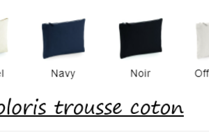 Trousse Coton