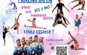 Dta74 - Venez essayer le Twirling Bâton, 2 séances offertes !