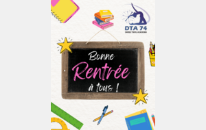 Bonne rentrée à tous !