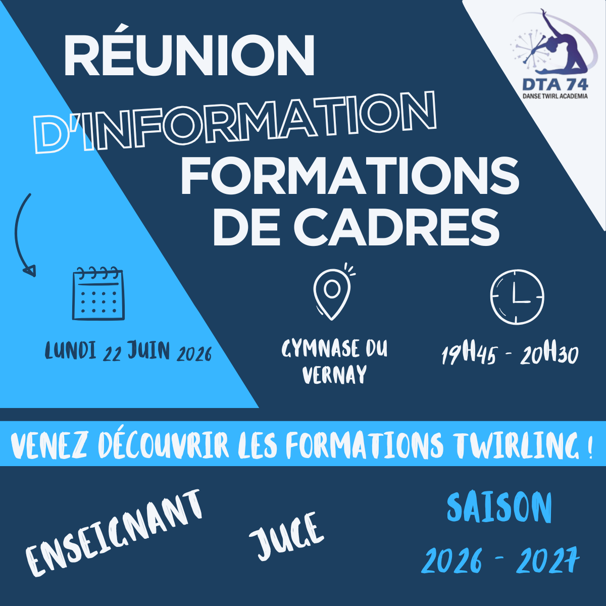 Réunion Formation de Cadres 2026-2027