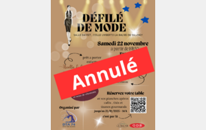 Défilé de mode - ANNULÉ !