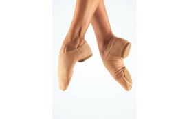 Chaussons en toile avec talonnette dessous Peau sans lacets  