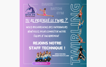 Dta74 - Rejoignez notre équipe d'encadrement !