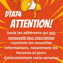 Attention ! Vous ne recevez pas les infos si vous n'êtes pas inscrits !
